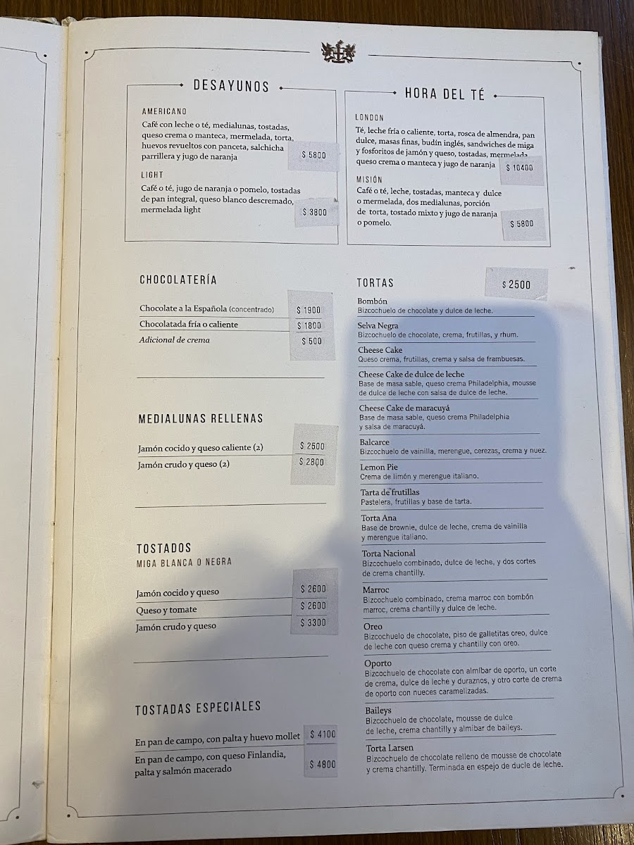 Menu London City-10